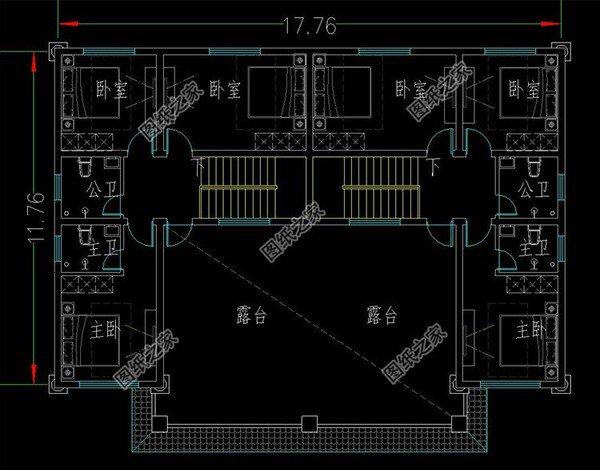 磚混結(jié)構(gòu)的雙拼自建房，建一棟大大方方， 那么多人要圖紙