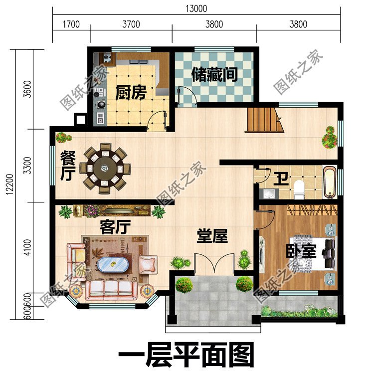 農(nóng)村經(jīng)典二層樓房設(shè)計(jì)圖
