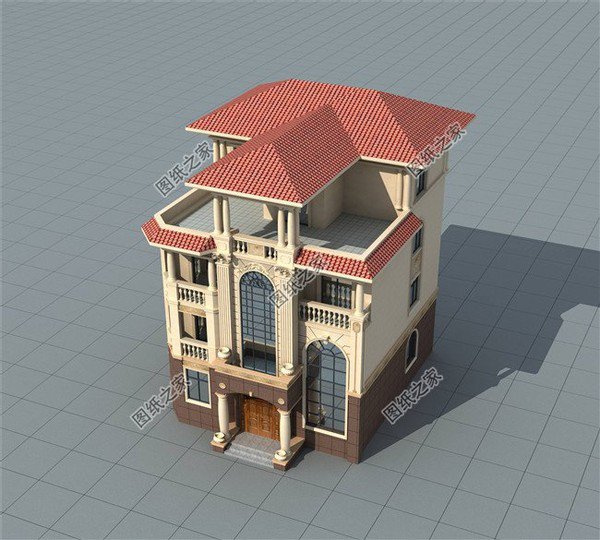 帶堂屋或者神位的農(nóng)村自建四層別墅，老家建房一定要有的設(shè)計(jì)