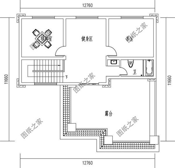 帶堂屋或者神位的農(nóng)村自建四層別墅，老家建房一定要有的設(shè)計(jì)