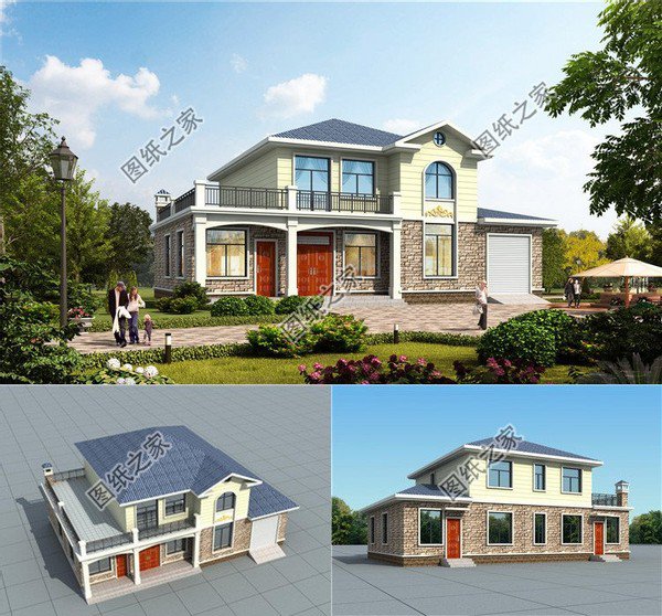 13款農(nóng)村二層房圖，趁著村里還沒人建，趕緊收了