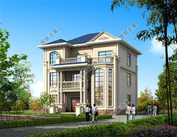 農(nóng)村165平三層別墅戶型圖，品位提升，主體造價(jià)均不超過(guò)25萬(wàn)