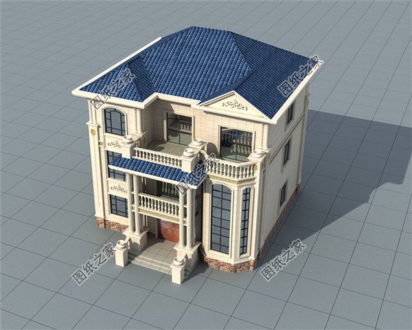 農(nóng)村165平三層別墅戶型圖，品位提升，主體造價(jià)均不超過(guò)25萬(wàn)