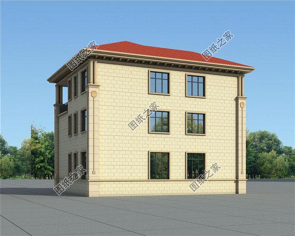 農(nóng)村165平三層別墅戶型圖，品位提升，主體造價(jià)均不超過(guò)25萬(wàn)