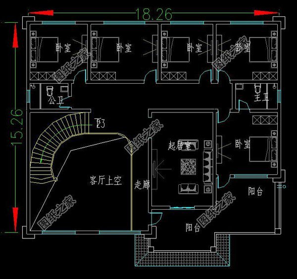 自建房復(fù)式樓房圖,老人小孩都喜歡的設(shè)計，建完房全村都來看