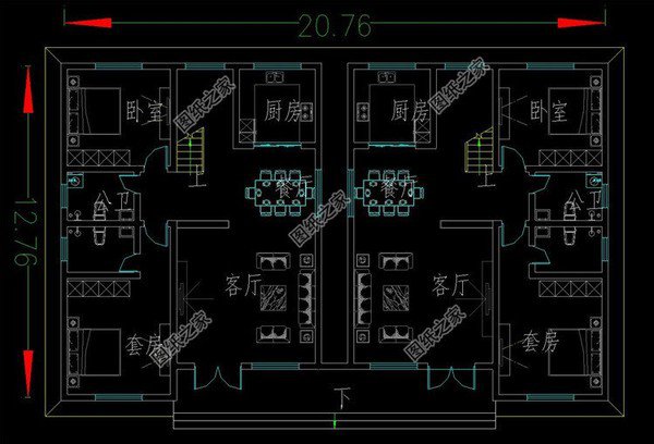 在240平米左右的雙拼自建房，專業(yè)圖紙做參考，大家還在等什么