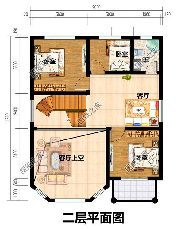 三套農(nóng)村三層大別墅效果圖，高端大氣上檔次，不用百萬(wàn)也可建