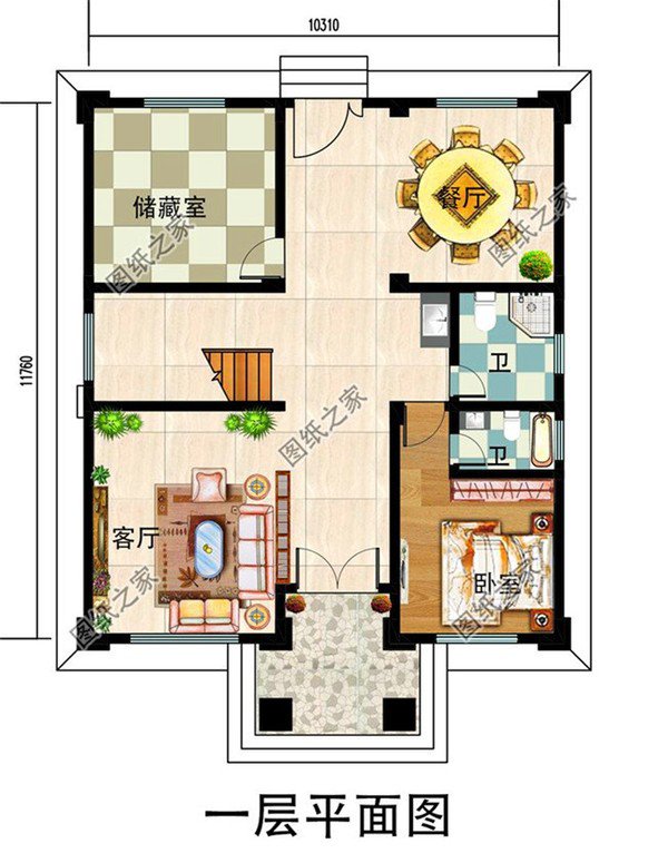 超完美帶露臺三層別墅設計圖，造價經(jīng)濟實惠，不是土豪也能夠設計