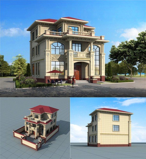 農(nóng)村二層半自建房設(shè)計圖，建房首選，看看哪款最適合你？