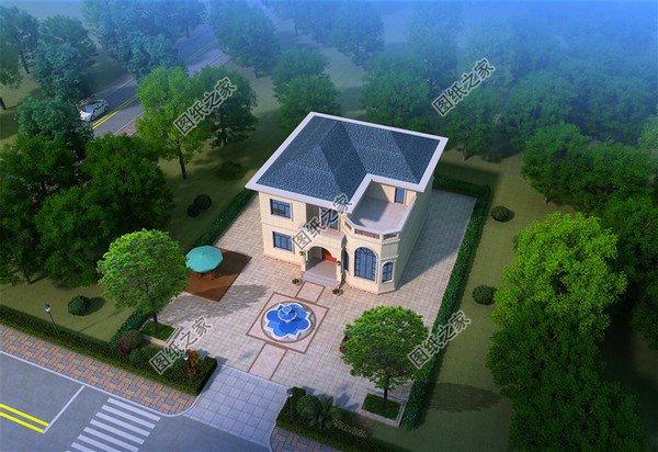 簡單戶型二層樓效果圖，戶型簡約造價低，農(nóng)村建房無壓力