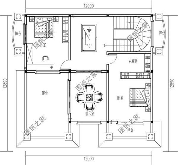 四層大戶型別墅設(shè)計圖，建在農(nóng)村倍有面，未來建房標(biāo)桿