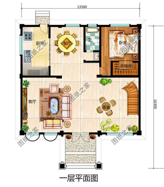 四層大戶型別墅設(shè)計圖，建在農(nóng)村倍有面，未來建房標(biāo)桿
