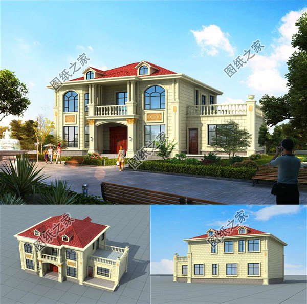 復(fù)式二層樓房設(shè)計(jì)圖，這三款驚艷了所有人，農(nóng)村建房的最佳之選