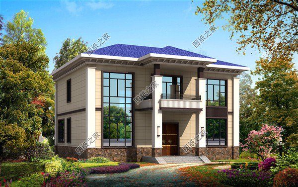 160平米左右二層樓房設(shè)計(jì)圖，戶型大氣布局合理，人口再多也住得下