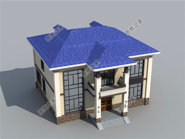 160平米左右二層樓房設(shè)計(jì)圖，戶型大氣布局合理，人口再多也住得下