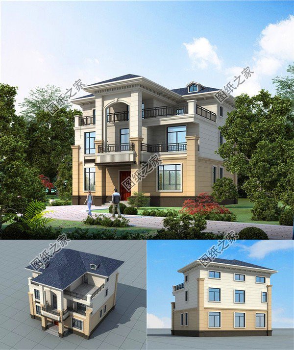 農(nóng)村三層樓房圖片，實(shí)用經(jīng)濟(jì)豪華大氣，這樣的房子才敢稱別墅