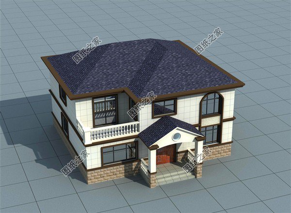 最新二層樓設(shè)計(jì)圖，外觀簡單但漂亮，不到30萬拿下