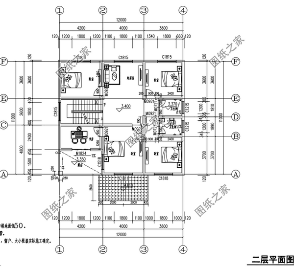 最新二層樓設(shè)計(jì)圖，外觀簡單但漂亮，不到30萬拿下