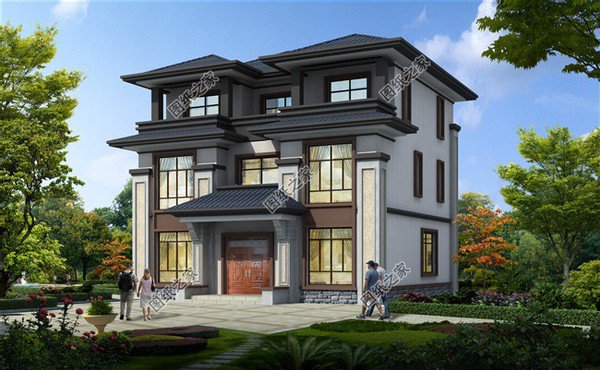 農(nóng)村中式古典自建房圖，建房大熱風(fēng)格，自然與生活美好成詩