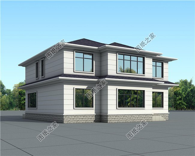 農(nóng)村自建別墅180平方，占地方正，優(yōu)雅氣派