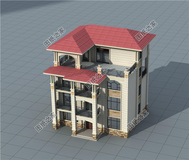 四層自建房平面設(shè)計圖，花一年完工很值??！