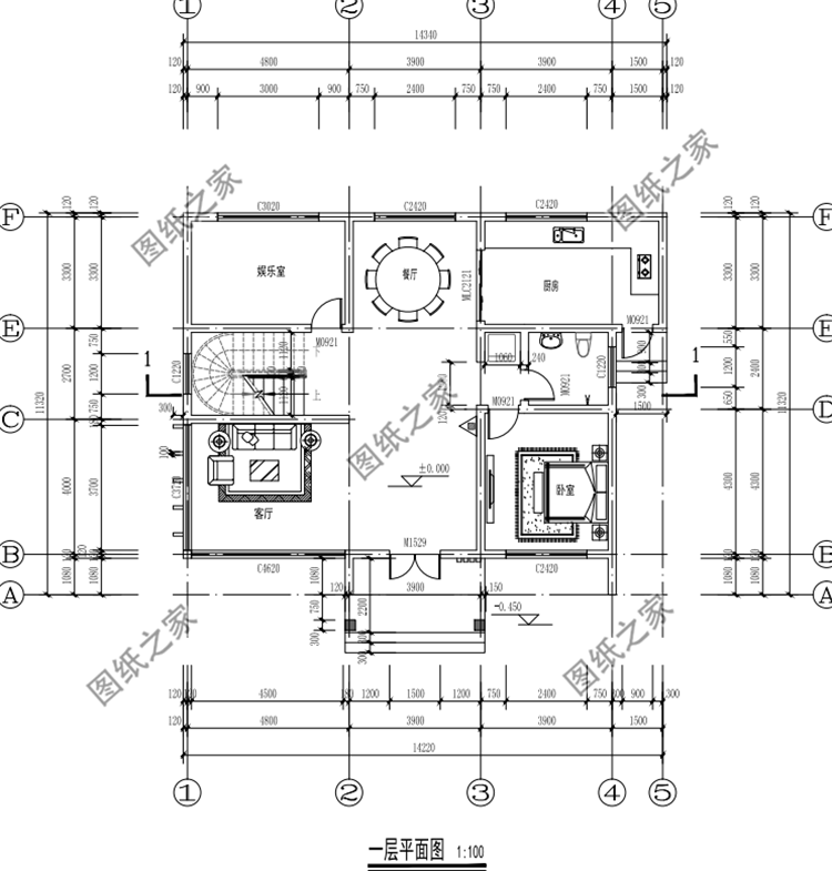好看又簡單的二層樓房設計圖，還在等什么，聰明人早就收藏好圖紙了