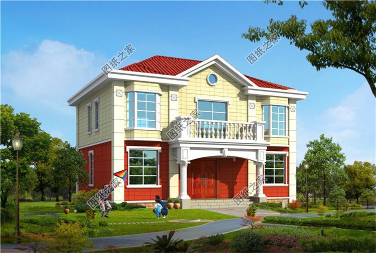 好看又簡單的二層樓房設計圖，還在等什么，聰明人早就收藏好圖紙了