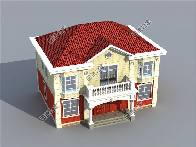 好看又簡單的二層樓房設計圖，還在等什么，聰明人早就收藏好圖紙了