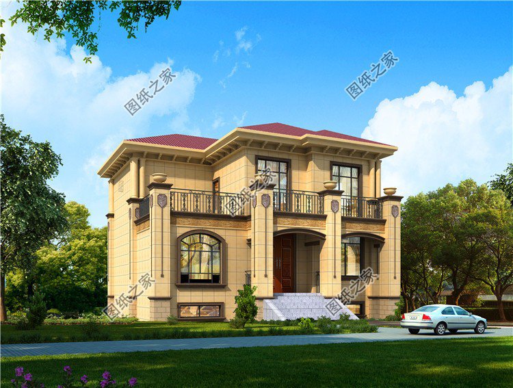 農(nóng)村140平米自建房設(shè)計(jì)圖，布局大方實(shí)用，一二三層的戶型都有