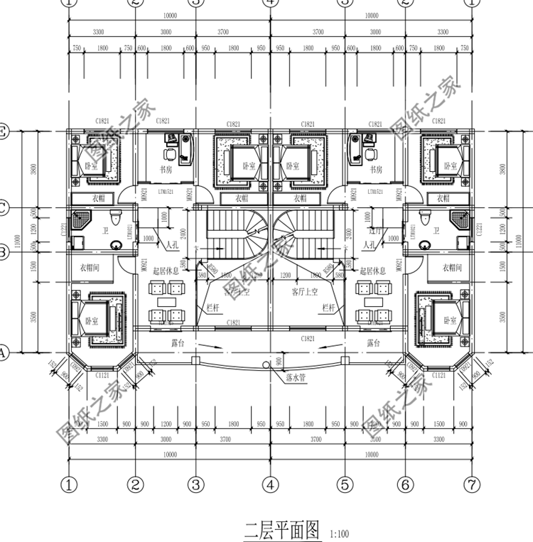 兄弟二層雙拼戶型圖，兄弟建房齊上陣，羨慕倒一大片親戚朋友