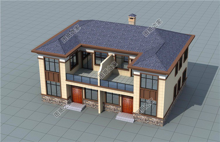 兄弟二層雙拼戶型圖，兄弟建房齊上陣，羨慕倒一大片親戚朋友