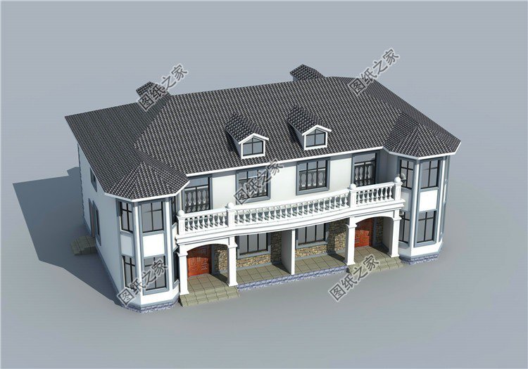 兄弟二層雙拼戶型圖，兄弟建房齊上陣，羨慕倒一大片親戚朋友