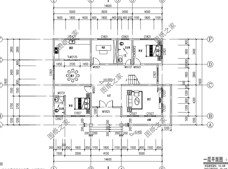主體30萬二層別墅設計圖，戶型設計合理，全家都能住得下