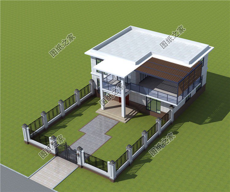 主體30萬二層別墅設計圖，戶型設計合理，全家都能住得下