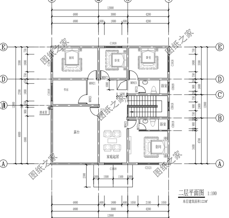 農(nóng)村二層別墅設(shè)計(jì)圖，尤其第三套，便宜又好看