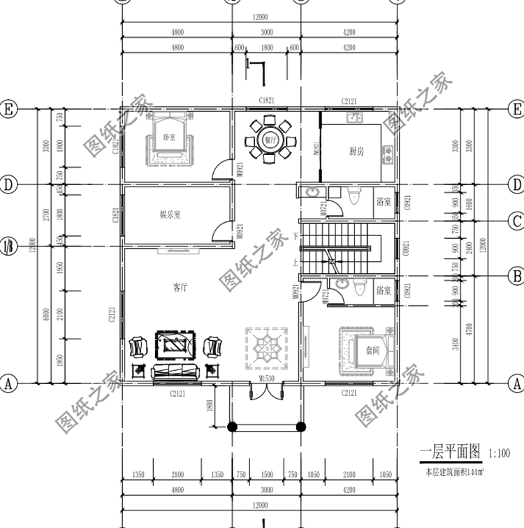 農(nóng)村二層別墅設(shè)計(jì)圖，尤其第三套，便宜又好看