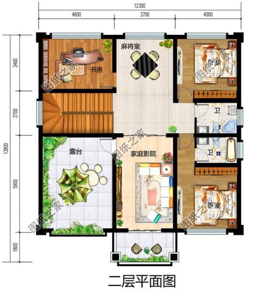 農(nóng)村二層別墅設(shè)計(jì)圖，尤其第三套，便宜又好看