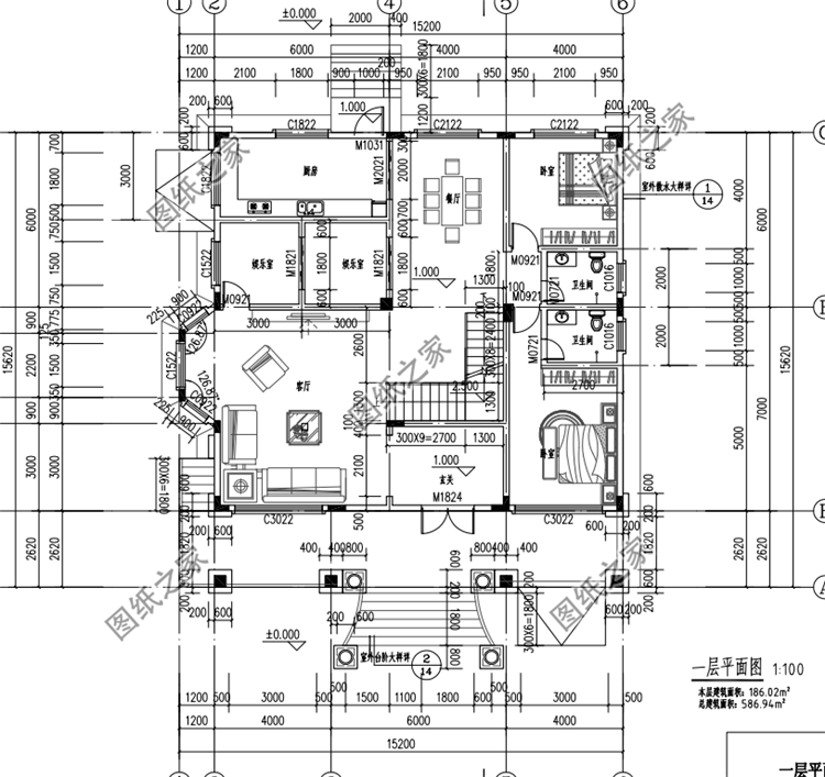 最新款二層樓房設(shè)計圖，外觀精致布局實用，第三套還帶地下室設(shè)計