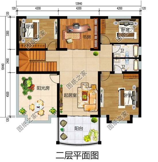 最新款二層樓房設(shè)計圖，外觀精致布局實用，第三套還帶地下室設(shè)計