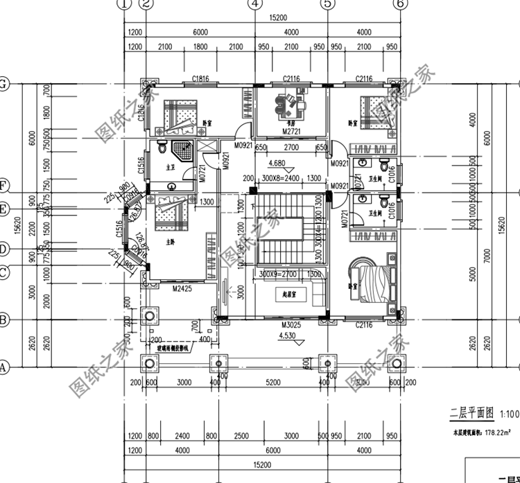 最新款二層樓房設(shè)計圖，外觀精致布局實用，第三套還帶地下室設(shè)計