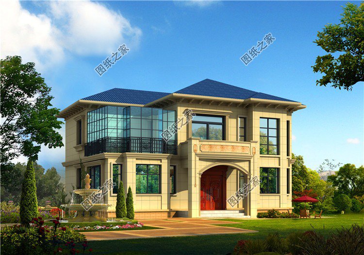 最新款二層樓房設(shè)計圖，外觀精致布局實用，第三套還帶地下室設(shè)計