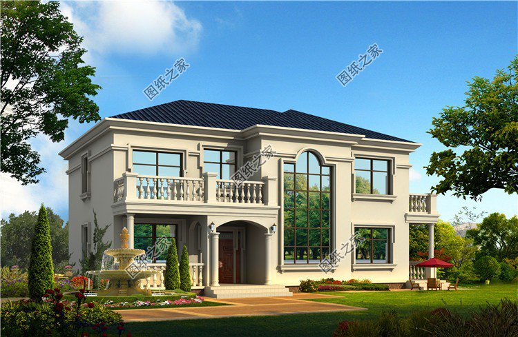 180平米左右二層樓房設(shè)計(jì)圖，超大戶型十分大氣，看了忍不住來(lái)一棟