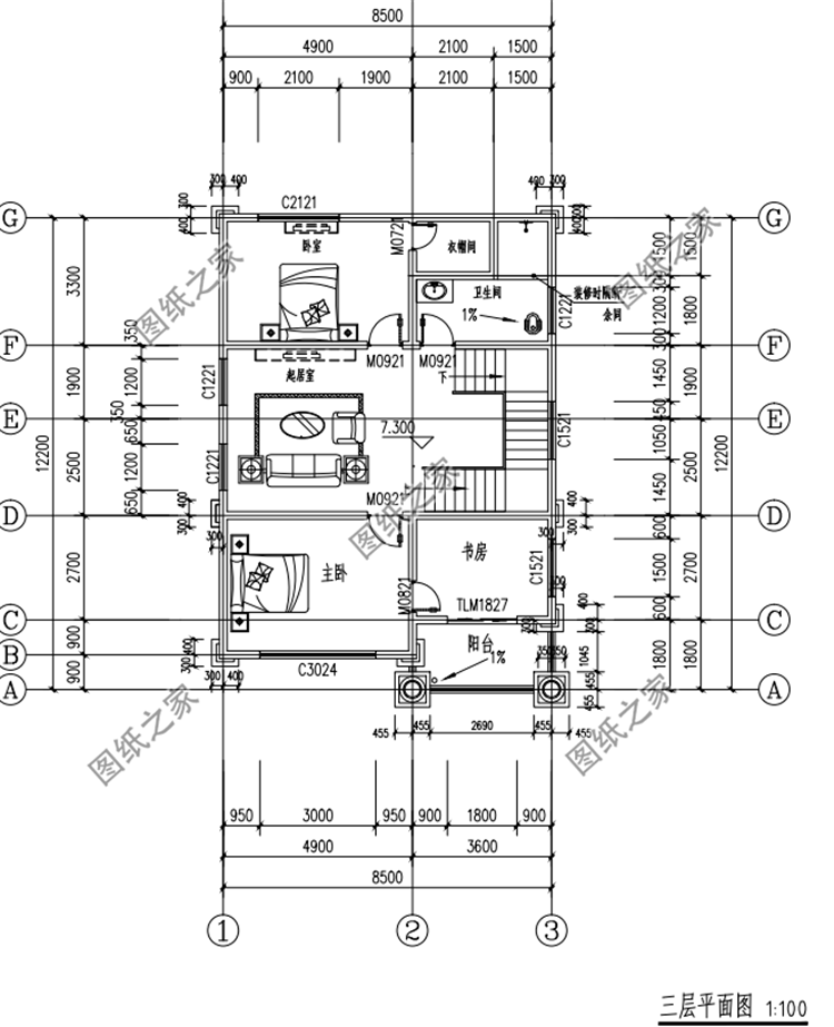 最新四層樓房設計圖，陽臺露臺全齊了，要建房趕快收藏圖紙