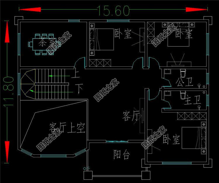 最新四層樓房設計圖，陽臺露臺全齊了，要建房趕快收藏圖紙