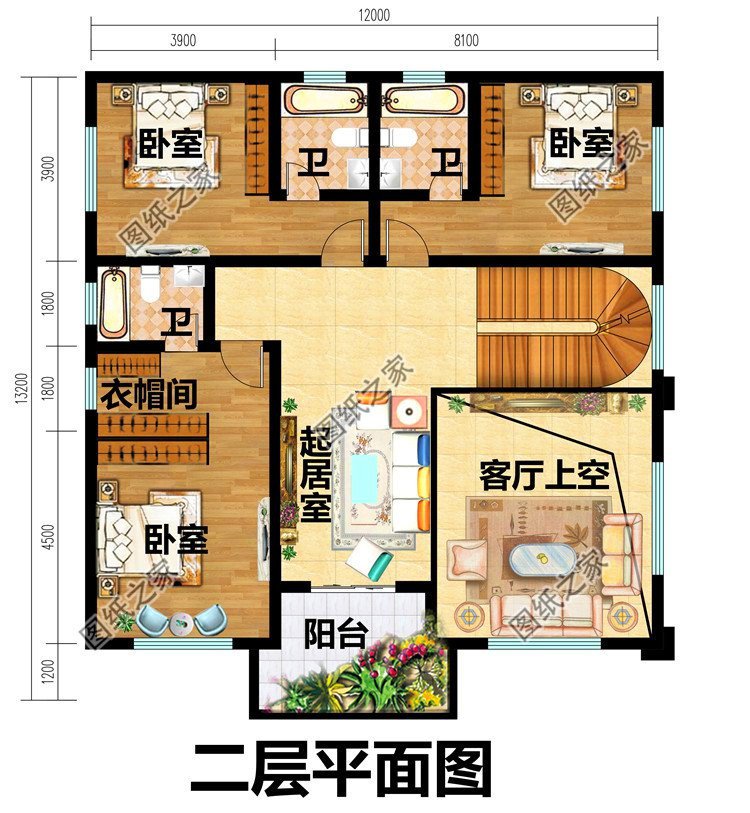 占地145平三層別墅設(shè)計圖，室內(nèi)功能超級齊全，趕快來一棟讓別人去羨慕吧