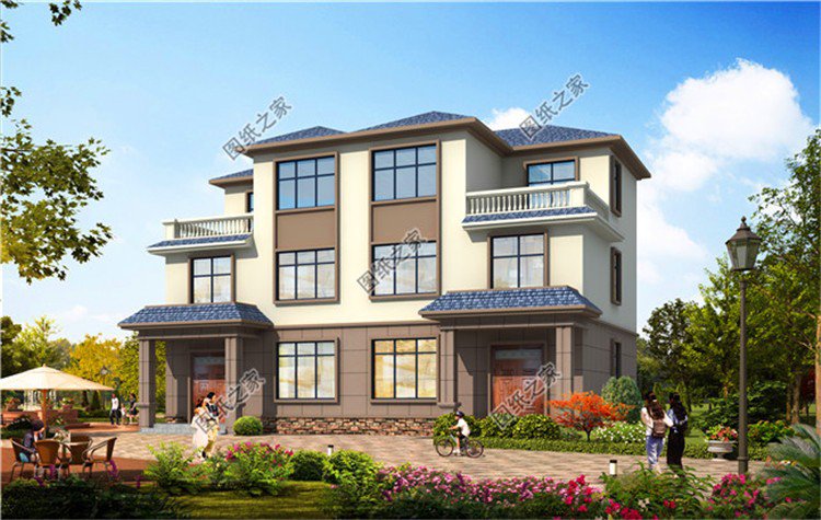 雙拼戶型設計圖，獨門獨戶，隱私性極高，大家覺得哪款戶型好？