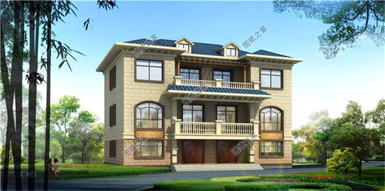 雙拼戶型設計圖，獨門獨戶，隱私性極高，大家覺得哪款戶型好？