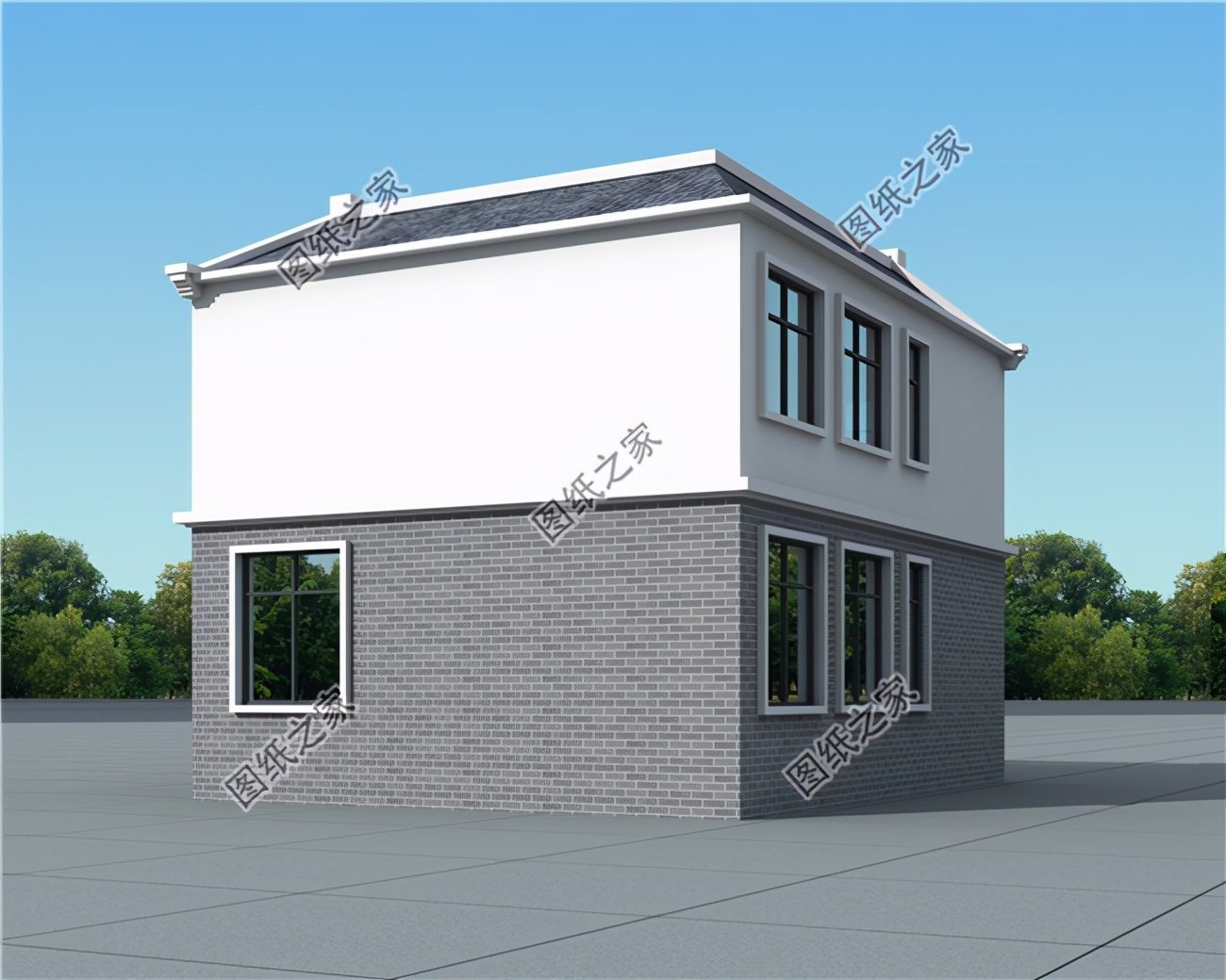 農村13萬二層小樓圖，這顏值和布局，建它不虧