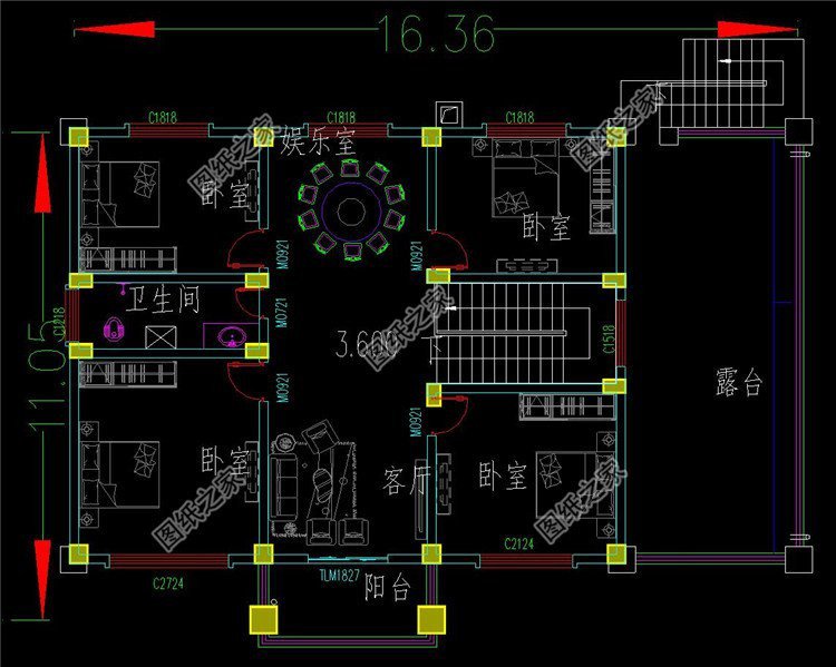 二層自建房16x12米設(shè)計(jì)圖紙，多種風(fēng)格，給家里人看看