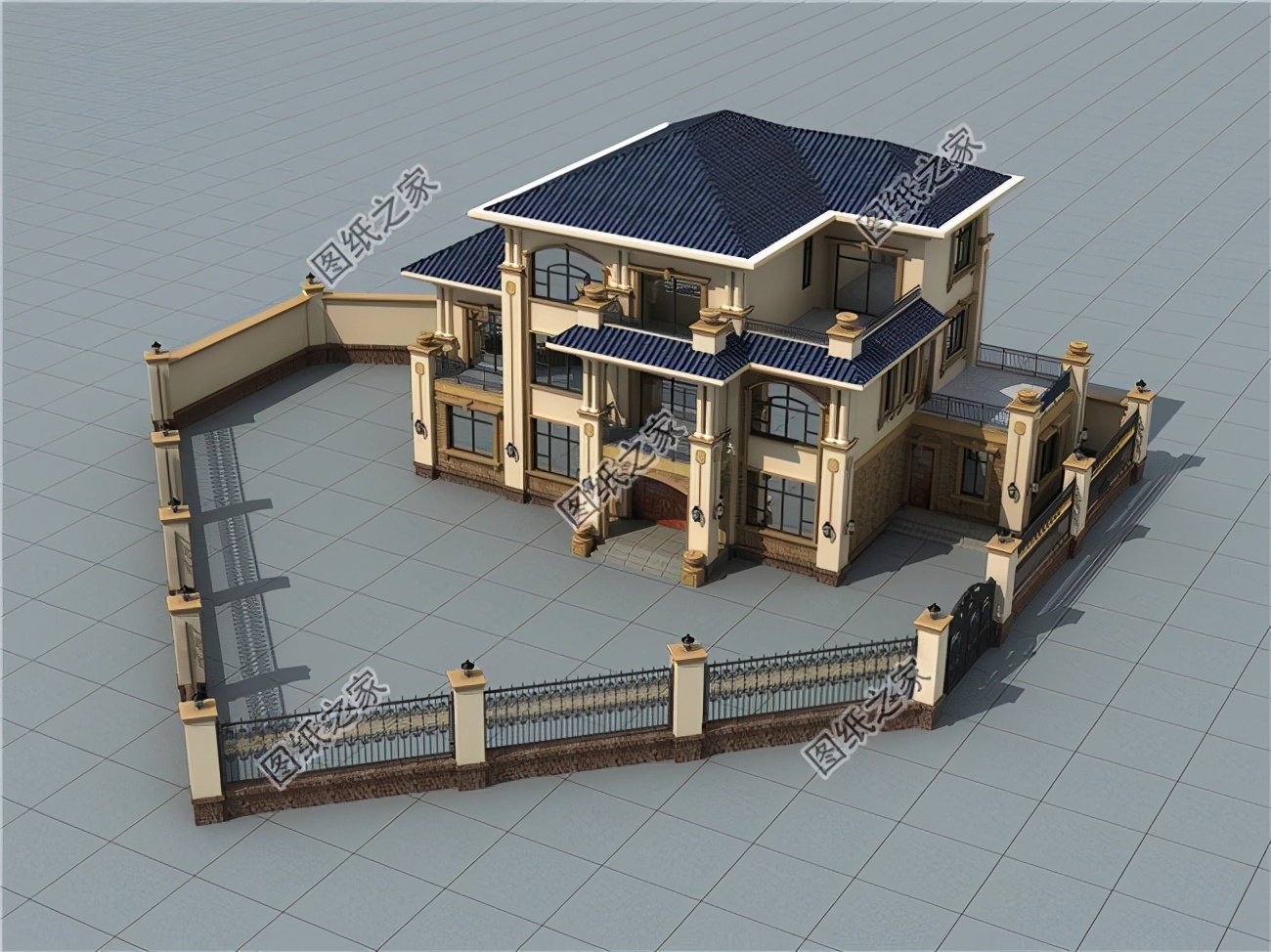 2024年新款別墅圖歐式風(fēng)格，經(jīng)典不過氣，建一棟村里都找你要圖紙